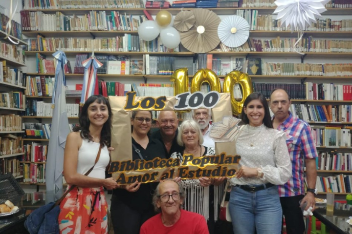 La Biblioteca Popular Amor al Estudio cumplió 100 años